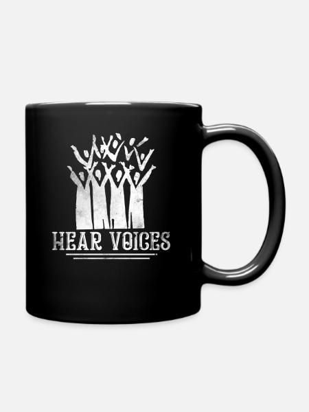 T-shirt chorale HEAR VOICES chorale d'église - Mug uni - noir