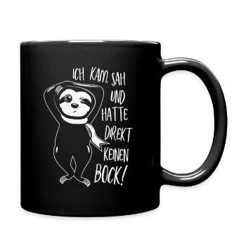 Il est venu n’a pas vu un drôle de sort - Mug uni - noir - Droite