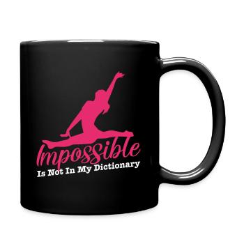 Gymnast acrobatics sport girl gift - Full Colour Mug - black - Right