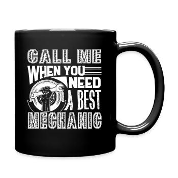 Mechanic Best Mechanic - Full Colour Mug - black - Right