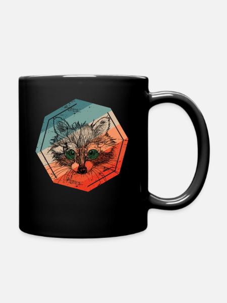 Ours raton laveur - Mug uni - noir