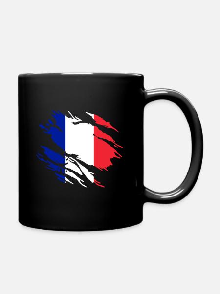 Drapeau france - Mug uni - noir