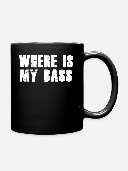 basse - Mug uni - noir