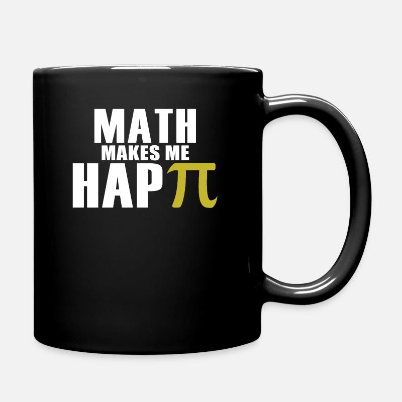Math Makes Me Happy - Mug uni - noir