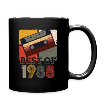 Best of 1988 - Tasse einfarbig - Schwarz - Rechts