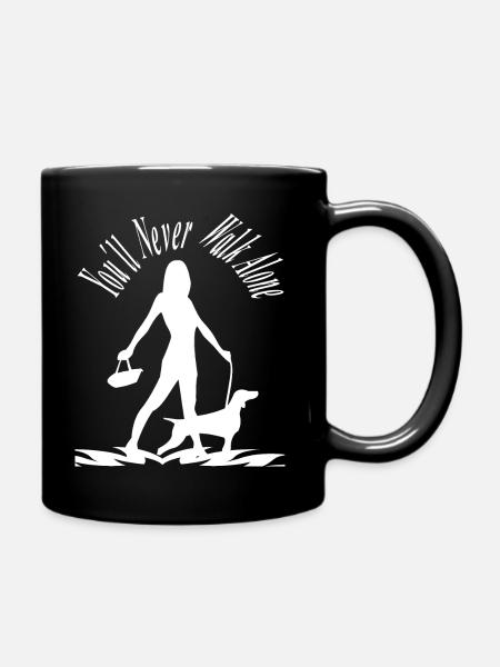 Dog lovers dogs dog dog sport gift - Full Colour Mug - black