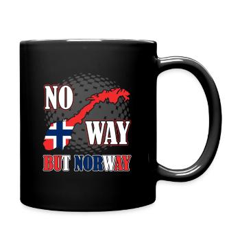 Norway Scandinavia Oslo gift - Full Colour Mug - black - Right