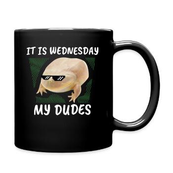 C'est mercredi mes mecs. Memes - Mug uni - noir - Droite