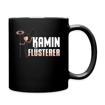 Schornsteinfeger - Kamin Flüsterer - Tasse einfarbig - Schwarz - Rechts