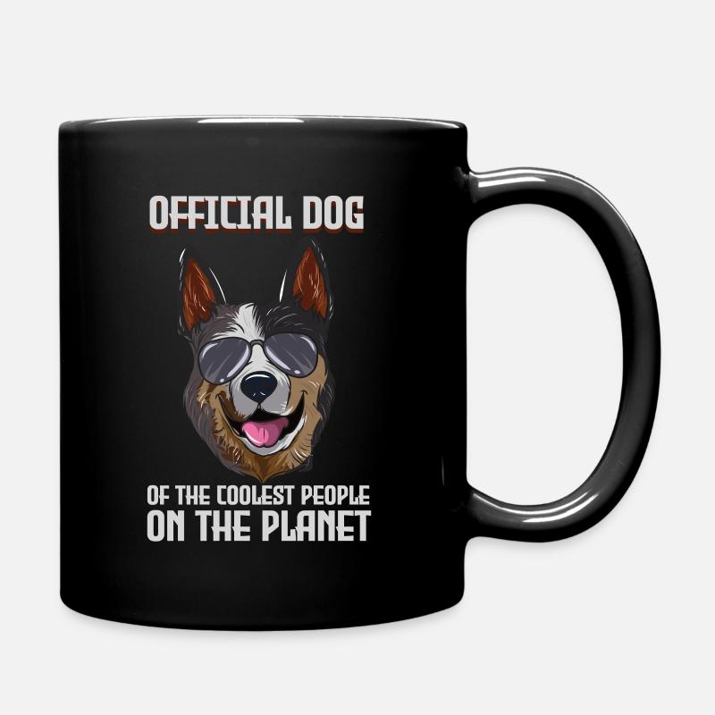 Australian Cattle Dog - Tasse einfarbig - Schwarz