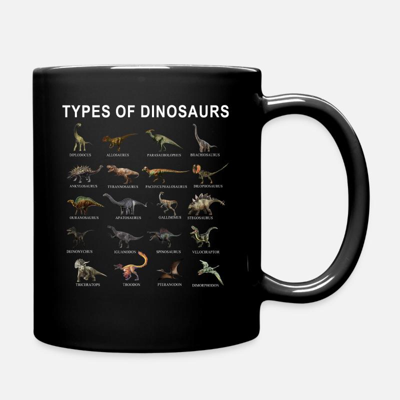 dinosaures - Mug uni - noir