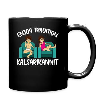 Kalsarikännit - Tasse einfarbig - Schwarz - Rechts