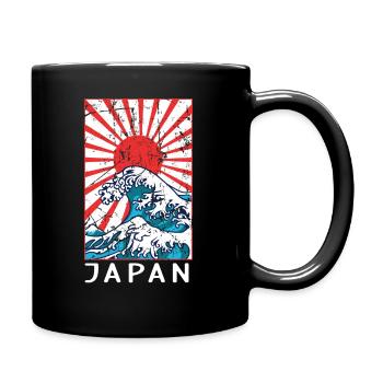 Japan - Tasse einfarbig - Schwarz - Rechts