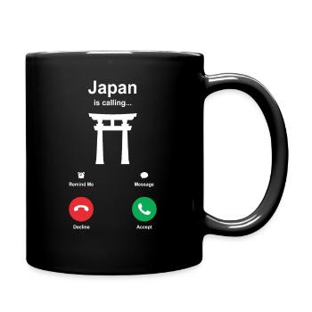 Japan - Tasse einfarbig - Schwarz - Rechts