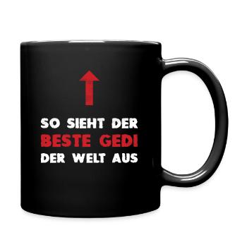 So sieht der beste Gedi der Welt aus Firmgedi - Tasse einfarbig - Schwarz - Rechts