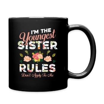 Youngest sister - Full Colour Mug - black - Right