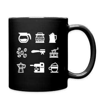 Coffee / Barista - Full Colour Mug - black - Right