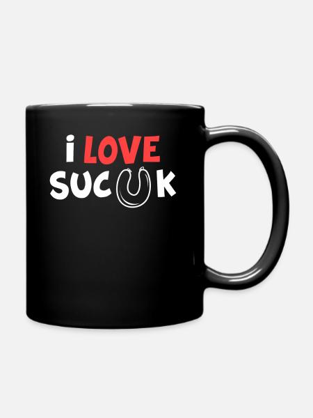 Ich Liebe Sucuk - Tasse einfarbig - Schwarz