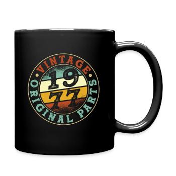 Vintage 1977 Parts - Tasse einfarbig - Schwarz - Rechts