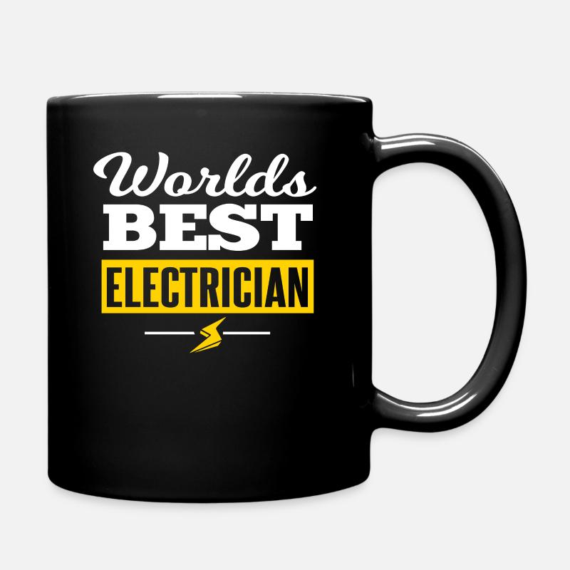 Welt Bester Elektriker Elektromeister Geschenk - Tasse einfarbig - Schwarz
