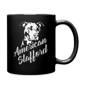 American Stafford - Full Colour Mug - black - Right
