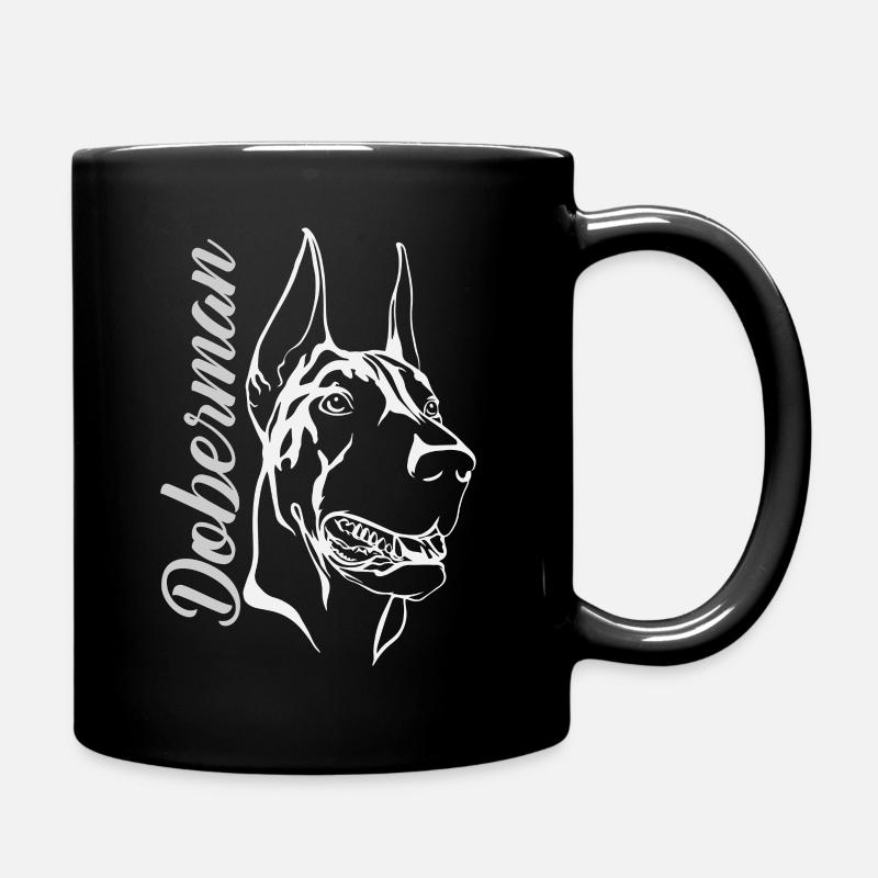 Doberman Doberman - Mug uni - noir