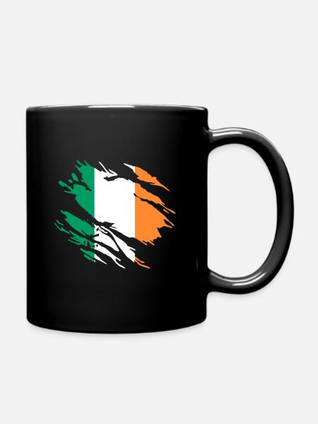 Drapeau irlandais - Mug uni - noir