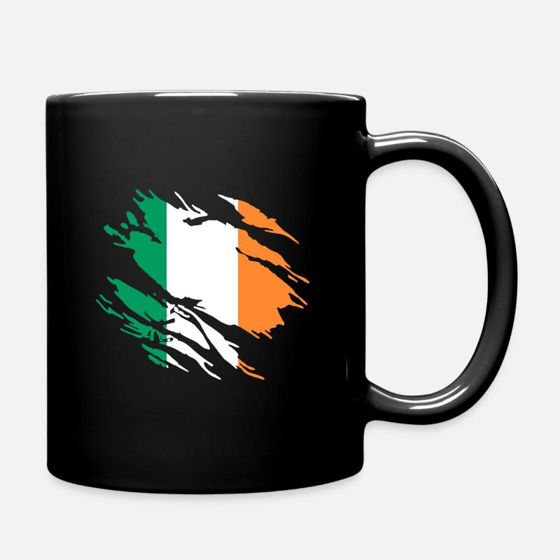 Drapeau irlandais - Mug uni - noir