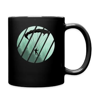 Paragleiter paragleiten nature - Mug uni - noir - Droite