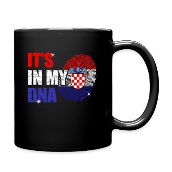 Croatia - Full Colour Mug - black - Right