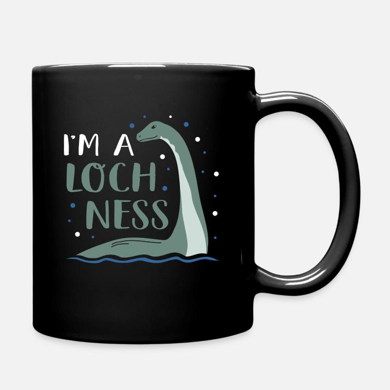 Loch Ness Monster - Full Colour Mug - black