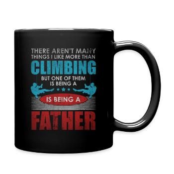Cadeau d'alpinisme d'escalade de rocher - Mug uni - noir - Droite