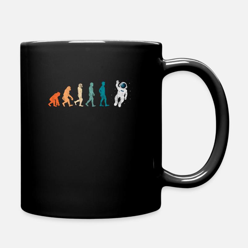 Astronaut Evolution Espace Espace Cadeau - Mug uni - noir