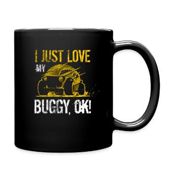 Geländewagen Buggy Off-Road - Tasse einfarbig - Schwarz - Rechts