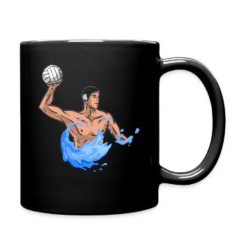 Water polo water polo player water polo player - Full Colour Mug - black - Right