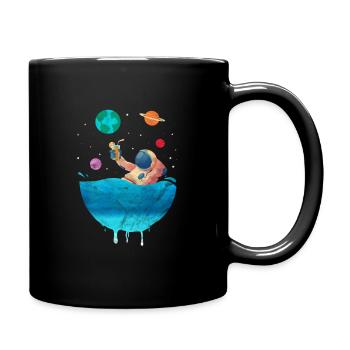 astronaut - Full Colour Mug - black - Right