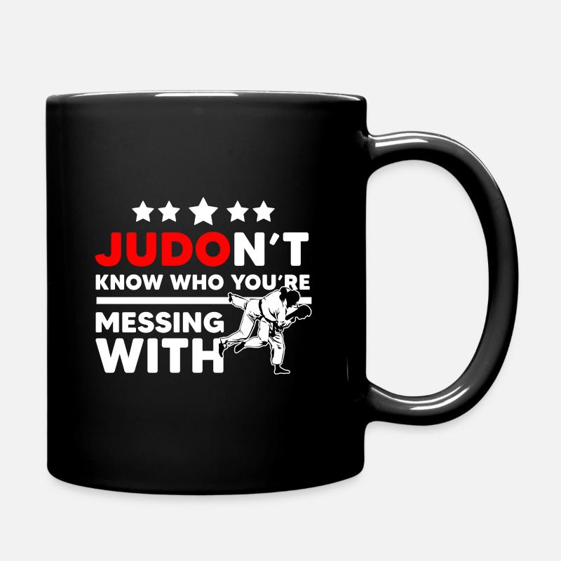 Judo - Tasse einfarbig - Schwarz