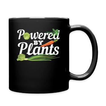 Powered by plants desert Cactus lover - Tasse einfarbig - Schwarz - Rechts