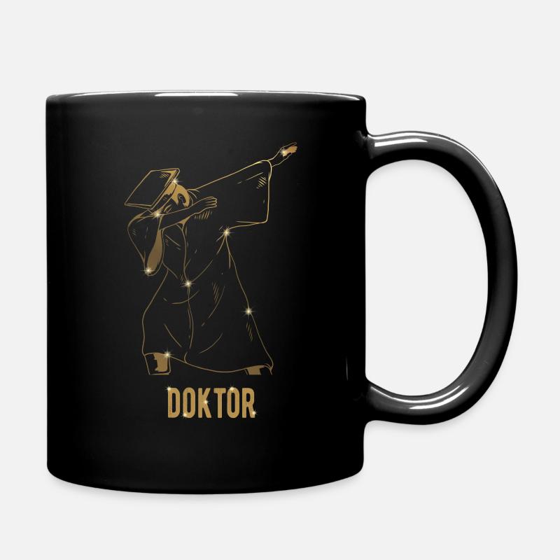 Dabbing Doktor Doktorhut Robe 2020 Doktortitel - Tasse einfarbig - Schwarz