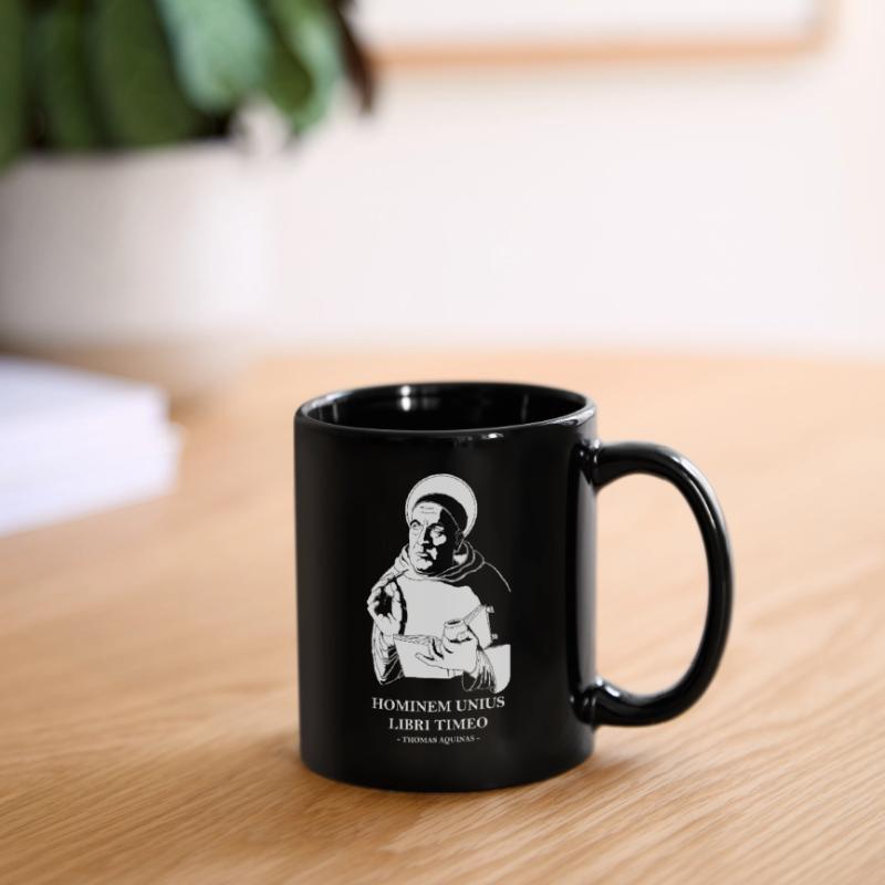 Unius Libri Philosopher Thomas Aquinas Quote Full Colour Mug
