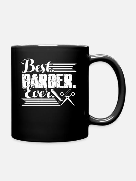Barber Best Barber Ever - Full Colour Mug - black