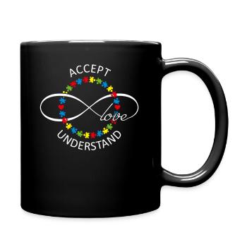 Autism Infinity Love For Autistic Kid Cute Autism - Mug uni - noir - Droite