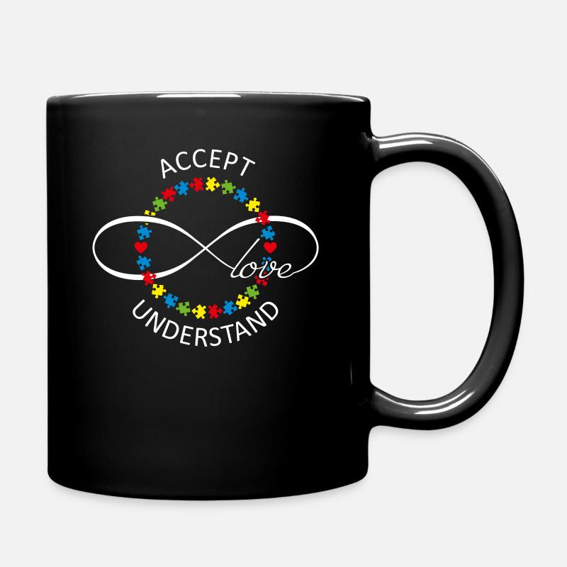 Autism Infinity Love For Autistic Kid Cute Autism - Tasse einfarbig - Schwarz