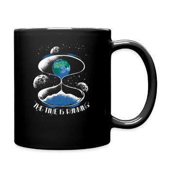 Erde Klimawandel Nachhaltig Umwelt Geschenk - Tasse einfarbig - Schwarz - Rechts
