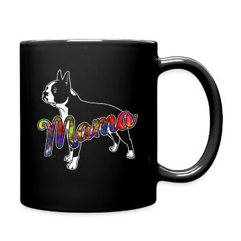 Boston Terrier Boston Terrier Mama - Full Colour Mug - black - Right