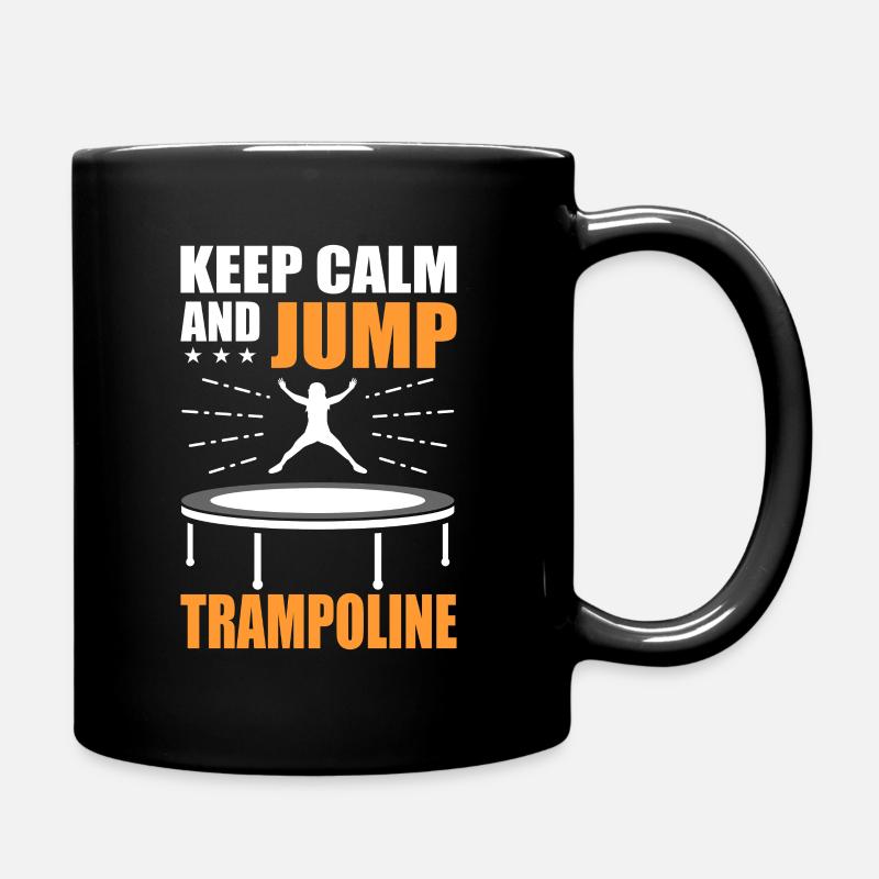 Trampolin - Tasse einfarbig - Schwarz
