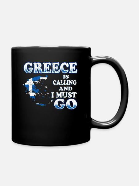 Grèce - Mug uni - noir