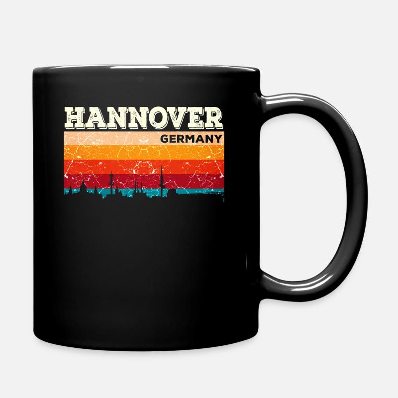 Hannover Heimatstadt Deutschland - Tasse einfarbig - Schwarz