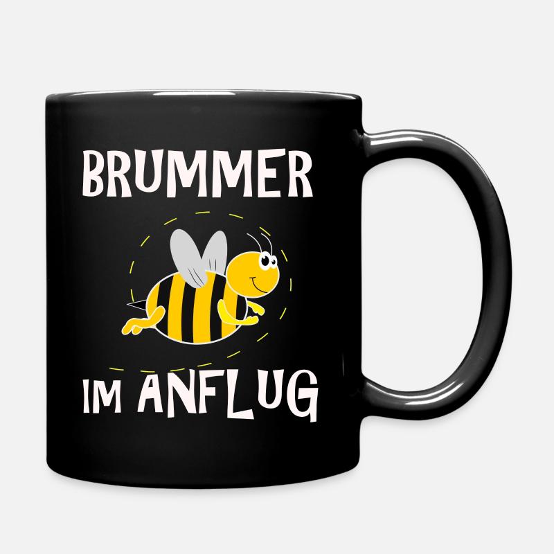 Brummer Im Anflug Pummel Hummel Imker Bienen Honig - Tasse einfarbig - Schwarz