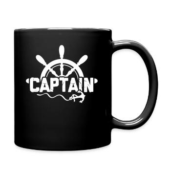 Capitaine cool - Mug uni - noir - Droite